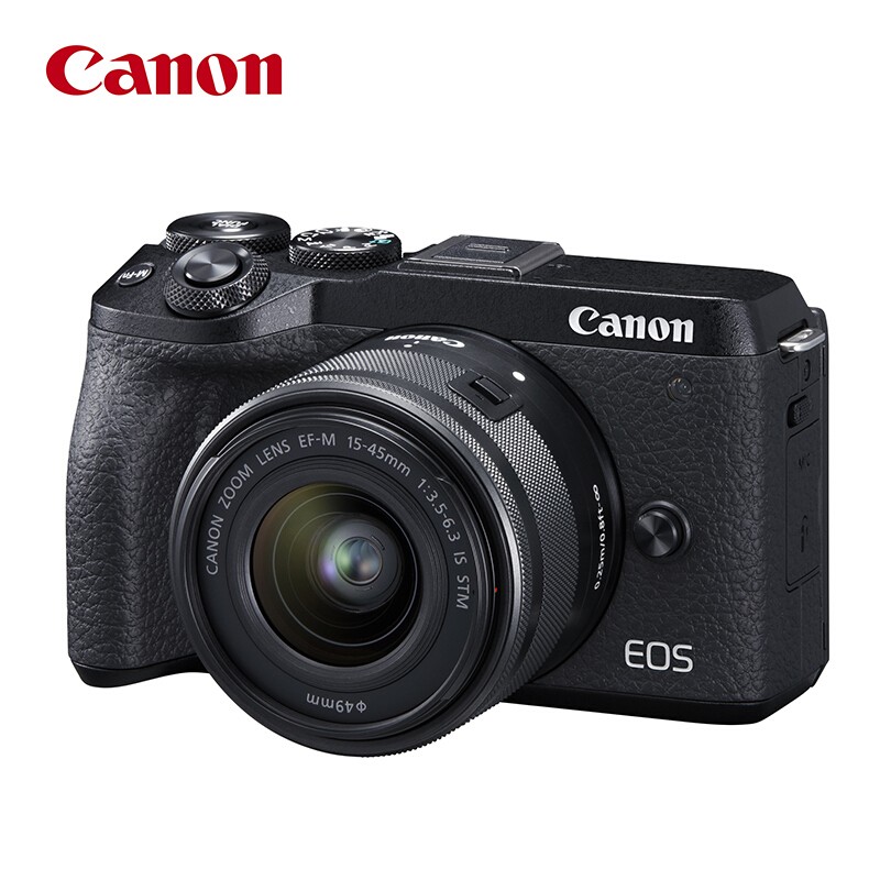 佳能（Canon）EOS M6?Mark II寸（18-150鏡頭）微單套機(jī)