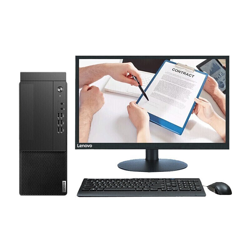 聯(lián)想 啟天M433商用辦公臺式機(jī)電腦 （i5-10500/8G/1T+256GSSD /無光驅(qū) /集顯/ DOS/21.5英寸LED）