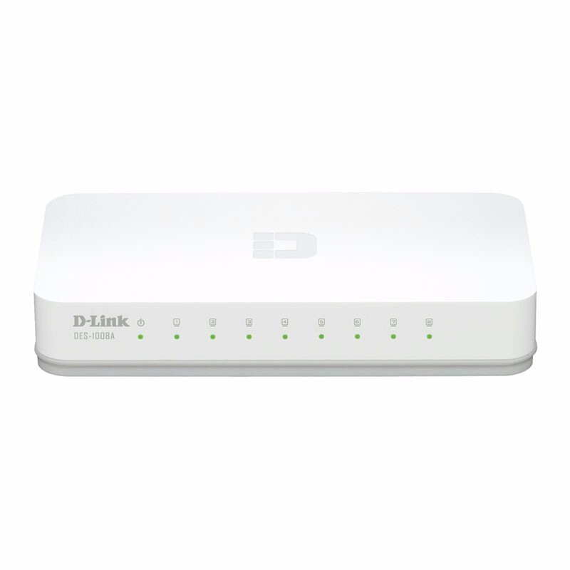友訊(D-Link) DES-1008A 8口百兆以太網(wǎng)交換機